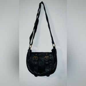 Stone Mountain Black Crossbody Bag